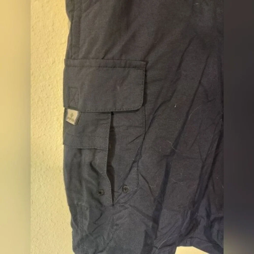 NWT Men's PFG Fishing Cargo Bahama Shorts Blue Omni-Shade UPF 50 8